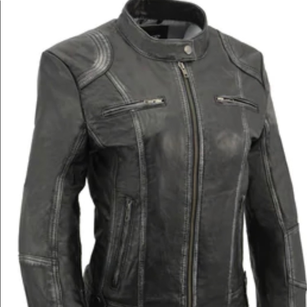 Leather jacket